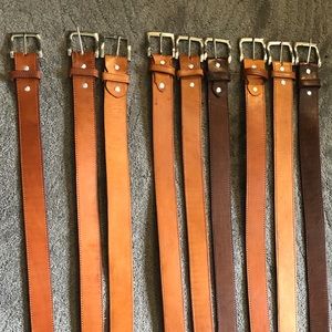 Genuine Brown Leather belts